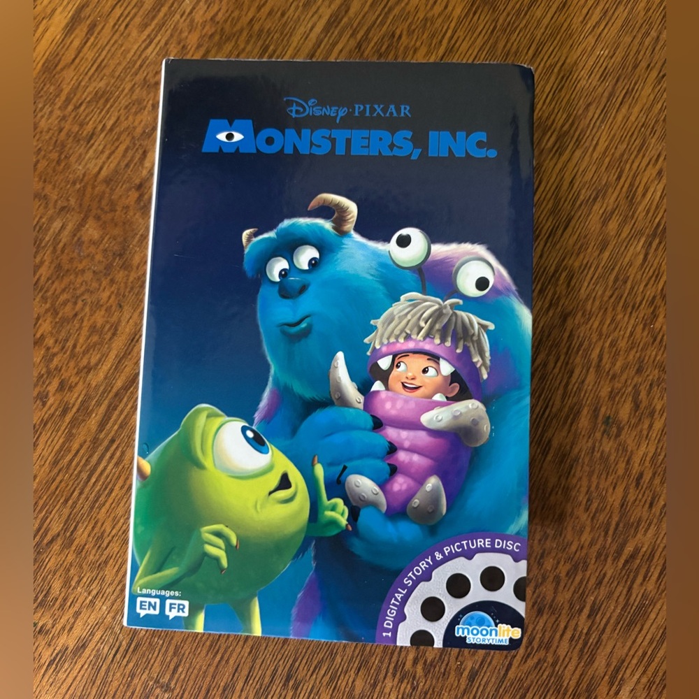 moonlite Storytime, Monsters, Inc. Digital Story & Picture Disc, Never Opened